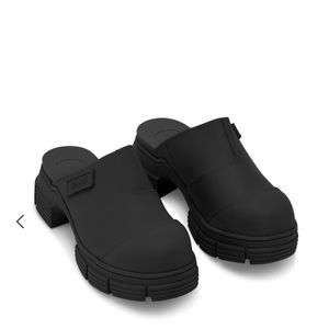 GANNI recycled rubber City Chunky Clog